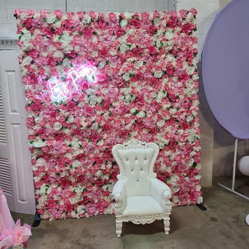 

Decorative Flowers & Wreaths Artificial Flower Wall Panels Backdrop Wedding Decoration Birthday Party Shop Decor
