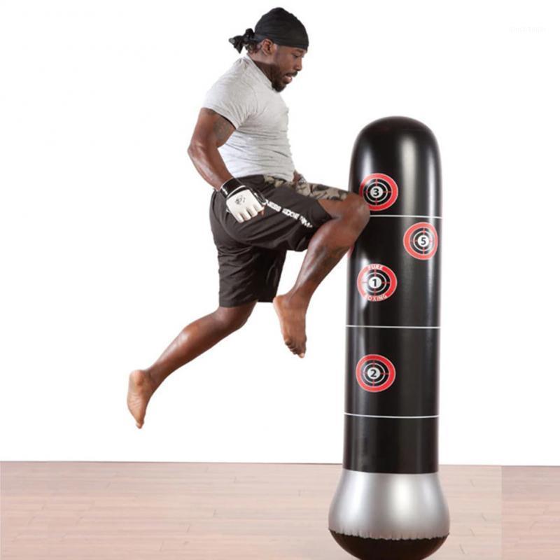 

1PC PVC Standing Boxing Column Punching Bag Inflatable Tumbler Fitness Decompression Sandbags Kick Box Taekwondo Martial Bag1