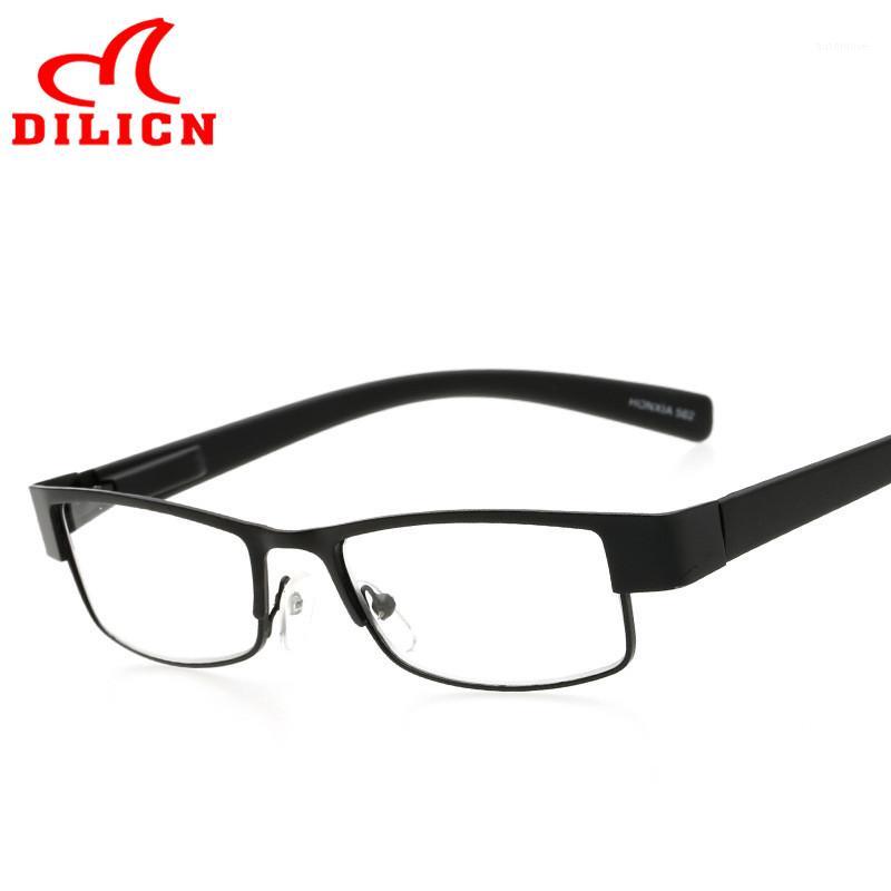 

DL31 Metal Square Frame Hyperopia Eyeglasses Men Women Far Sight Eyewear Reading Glasses Diopter +1.0+1.5+2.0+2.5+3.0+3.5+4.01