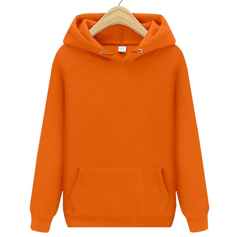 

Pure Color Hoodies Casual Long Sleeve Hoodies Streetwear Hip Hop Male Pullover Winter Keep Warm Harajuku Sweatshirt Men Brand, Black