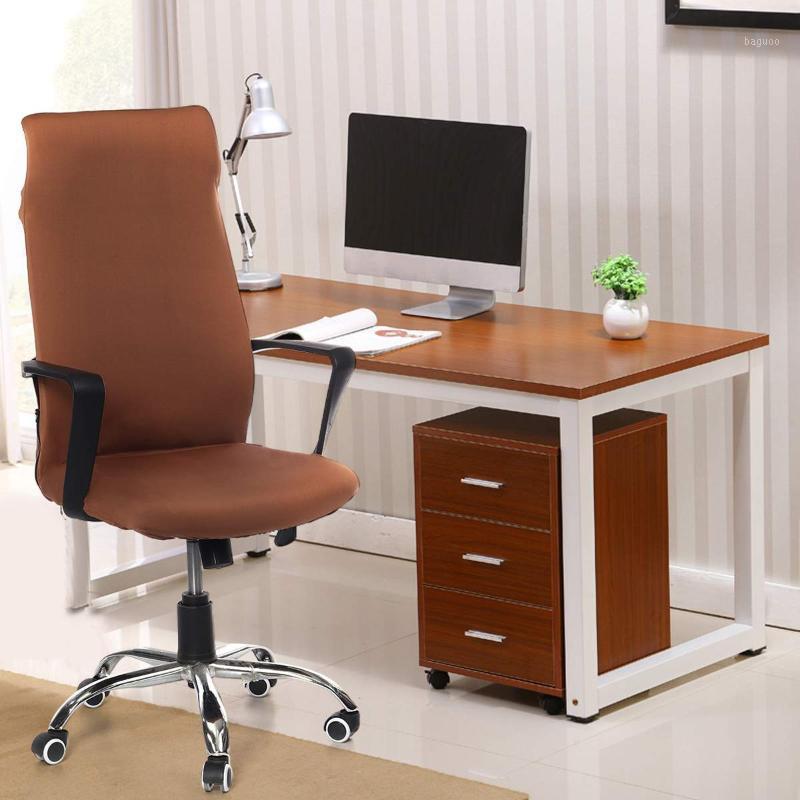 

S/M/L 3 Colors Office Stretch Spandex Chair Covers Solid Color Anti-dirty Computer Seat Chair Cover Removable Slipcovers1