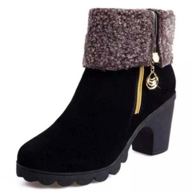 

New women boots warm and comfortable breathable lightweight fashion models non-slip wear-resistant sneakers design women boots, 01