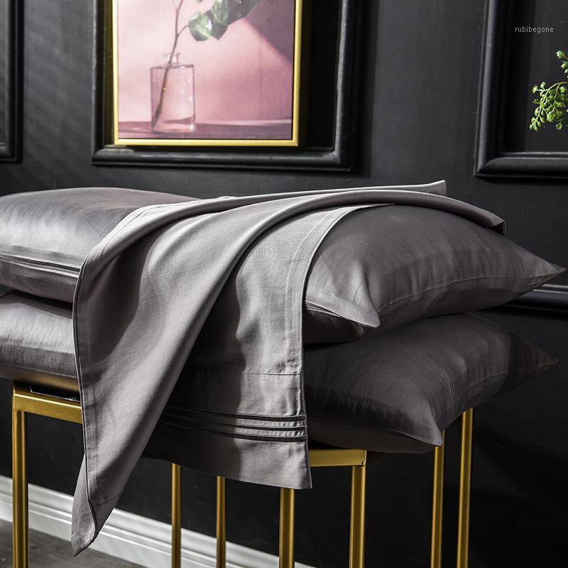 

Cotton pillowcase solid color soft comfortable smooth breathable single adult pillow case pair Modern simplicity bedroom Bedding1