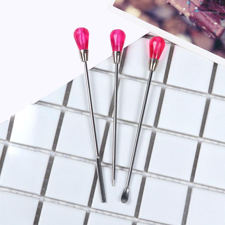 

Pigment UV Resin DIY Crafts Jewelry Making Tools Spoon Stirring Bar Bubble Needle H91