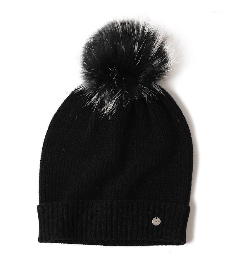 

Inner Mongolia Fashion Warm Hat Korean Knitted Autumn Winter 100% Cashmere Hat Women1