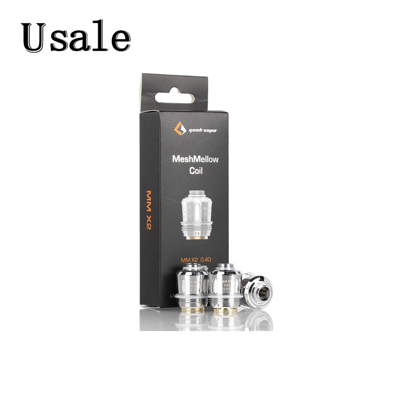 

3pcs/Pack Geekvape Meshmellow Coil MM X1 Coil 0.2ohm MM X2 Coil 0.4ohm for Geekvape Alpha Subohm Tank 100% Original
