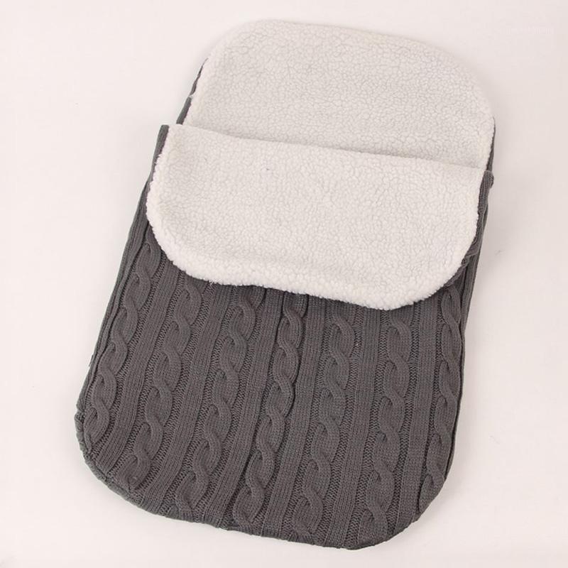 

Baby Swaddle Blanket Newborn Cashmere Sleep Sack Knit Wool Winter Warm Swaddle Wrap Infant Soft Swaddling Bag Cover Mat Bedding1, White