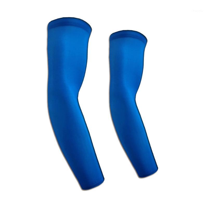 

Outdoor high bounce breathable sweat absorption sports sleeve summer basketball bike running sunscreen solid color arm1, White