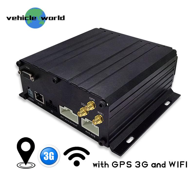 

3G WIFI GPS G-sensor Black Box Vehicle Car Mobile DVR 6CH