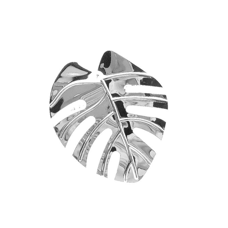 

12pcs Luxurious Leaf Napkin Holder Set Christmas Wedding Party Napkin Buckle Kitchen Dinner Table Decoration