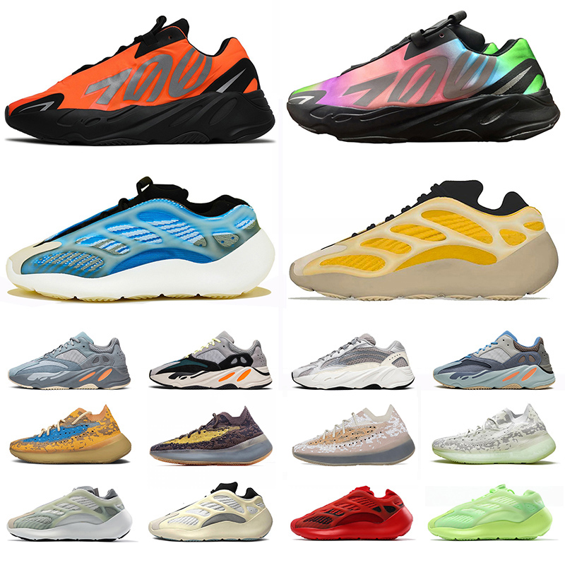 

Top Quality New Arrival Kanye West Running Shoes for Mens Womens Azareth 700 v2 Carbon Blue Inertia Vanta LMNTE Pepper Sneakers Trainers, # 36-45 pepper