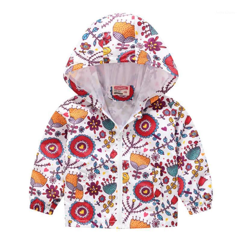 

Toddler girl fall clothes 2020 kids coat baby girl jacket printed flowers boys jacket boy girls windbreaker coat child clothes1, As picture