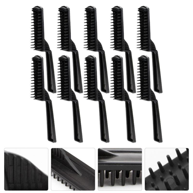 

10pcs Portable Hair Dye Comb Hair Coloring Comb Practical Hairdressing Brushes