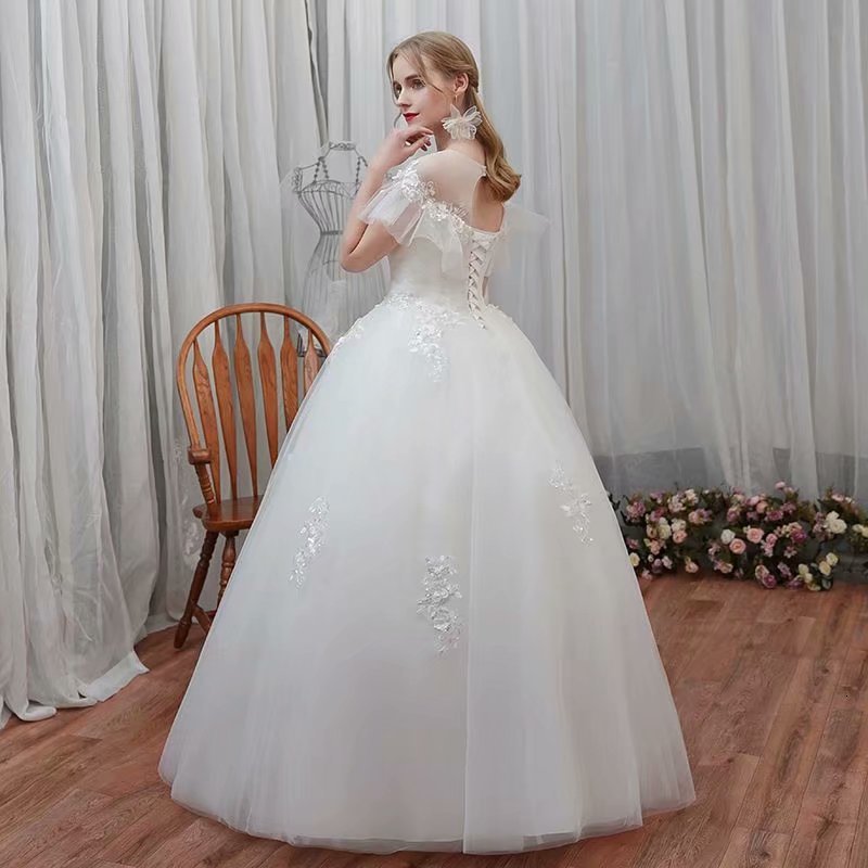 

2021 New Dress, Wedding Dress FNPW, Ivory white