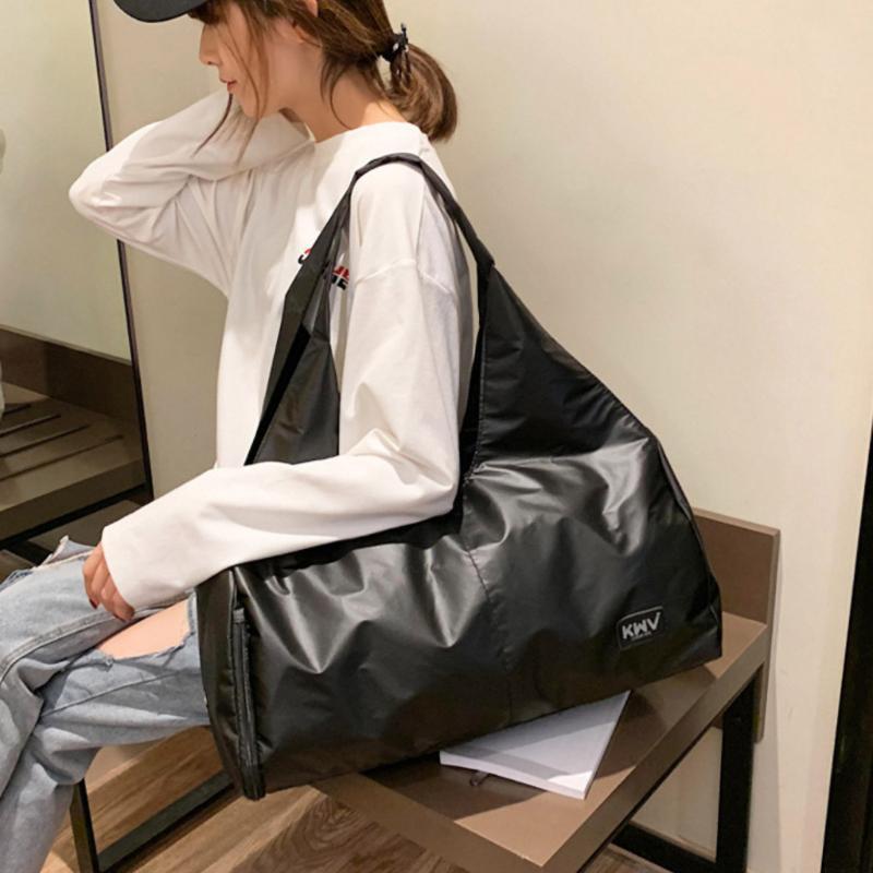 

ISHOWTIENDA Dry Wet Separation gym bag Yoga Fitness Large Capacity Sport Bag men gym bags for training bags#, Pink