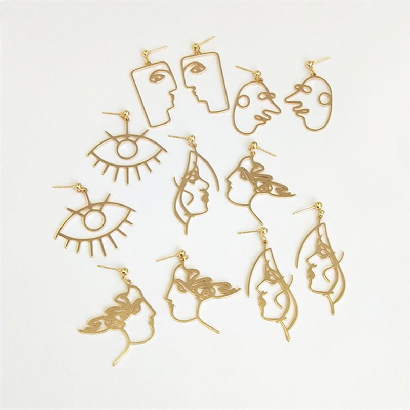 

Dangle & Chandelier Timlee E285 Personality Three-dimensional Eye Face Mask Alloy Drop Earrings,Temperament Accessories Wholesale1