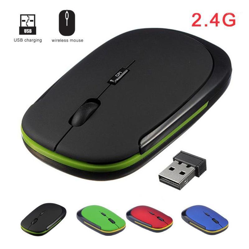 

Ultra-thin Mini Portable Mice 2.4GHz Wireless Mouse + USB Receiver 1600DPI 10m Gaming Mouse for Laptop PC1