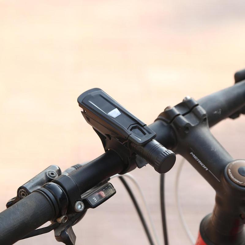 

Durable Bicycle Lights Multi-function USB Rechargeable Bike Light Riding Torch 4 Modes Bicycle Lamp Cycling Equipment