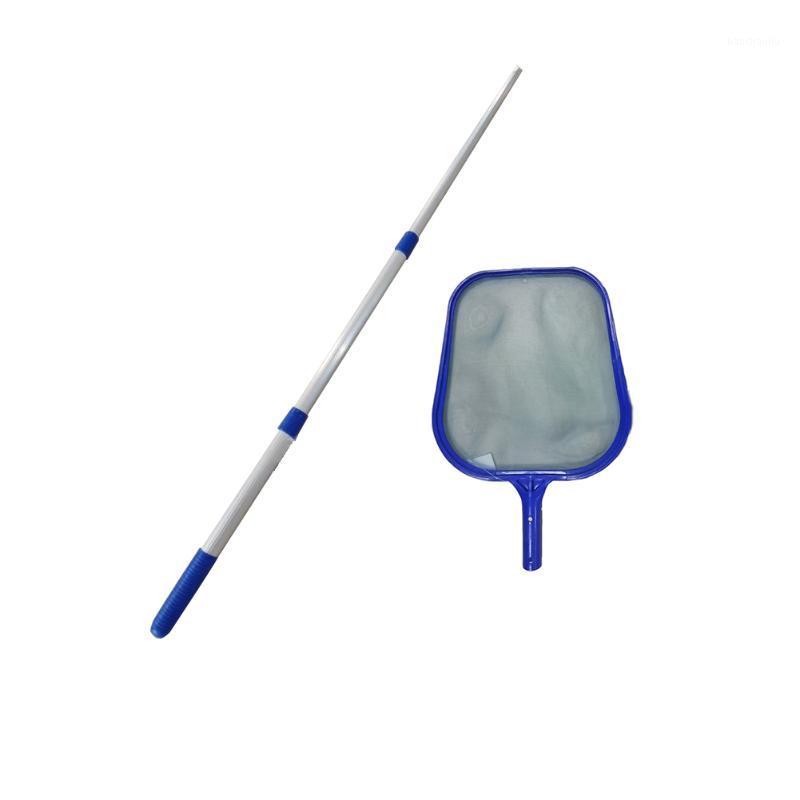 

Outdoor Fine Mesh Accessories Leaf Rake Cleaning Net Tool Spas Salvage With Pole Shallow Water Swimming Pool Portable1
