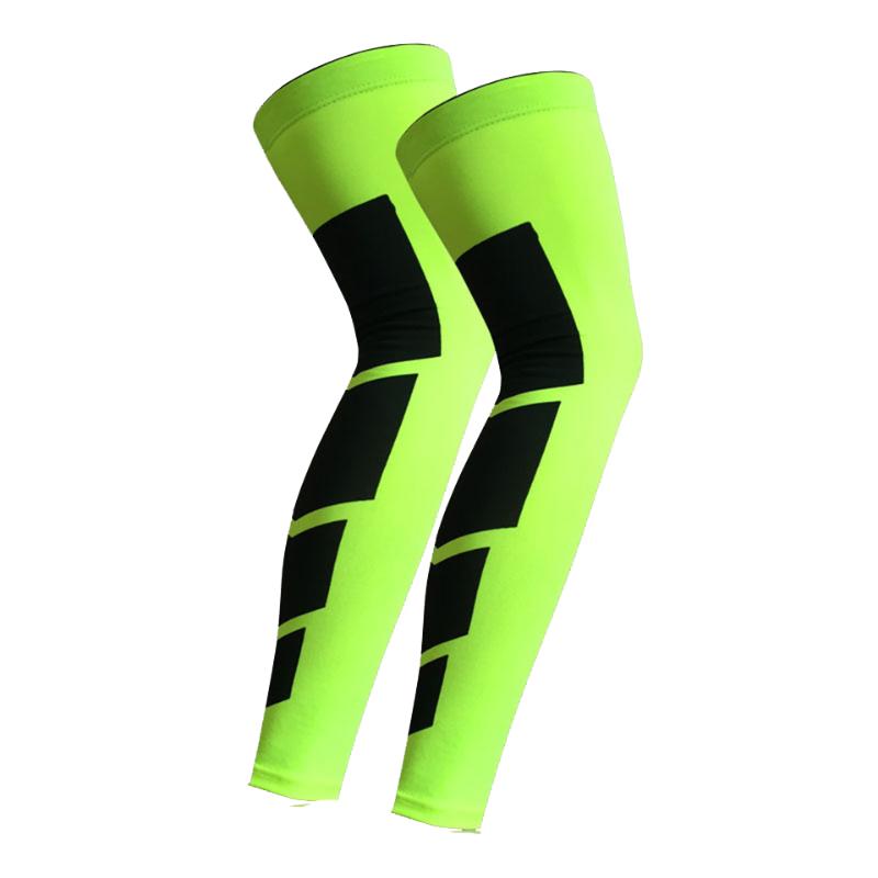 

1PCS Unisex Running Basketball Sports Compression Knee Leg Calf Support Stretch Brace Long Sleeve Protector Wrap, Black