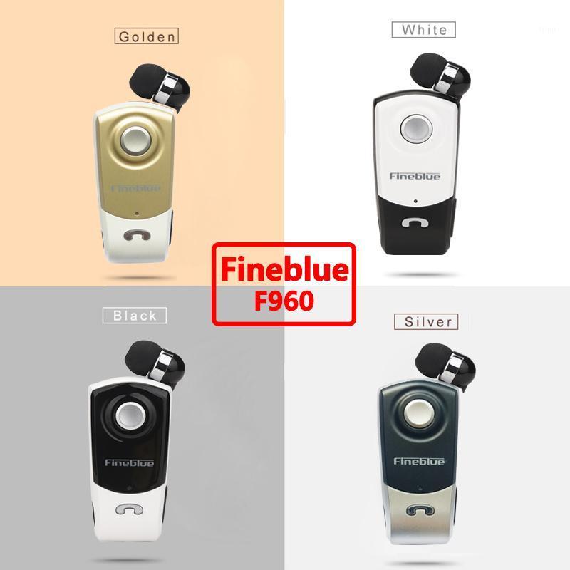 

2020 Fineblue F960 Bluetooth Earphone Wireless Handsfree Earbuds Headset with Microphone Calls Remind Vibration Wear Clip Driver1, Black