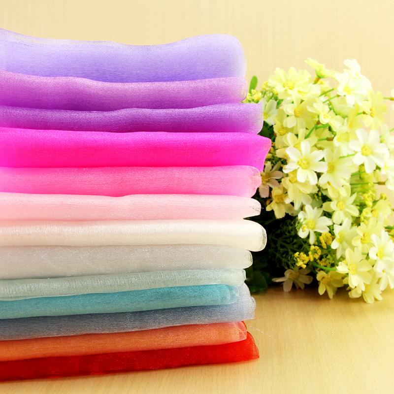 

72CM X10Mcrystal Yarn ColorfulTissue Tulle Roll Spool Craft Sheer Gauze Table Tulle Wedding Party Decoration Organza 6Z SH015-2, Green