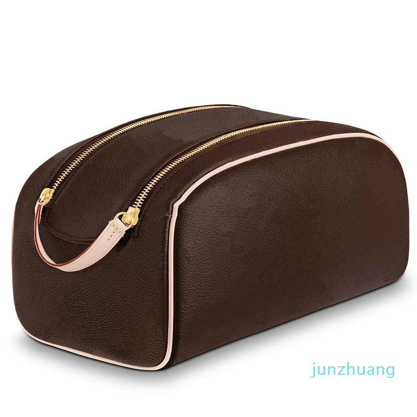 

Designer- Fashion Women Cosmetic Bag Business Trip To Wash The Hand-Carrying Storage Bags, Brown presbyopia