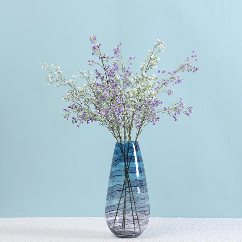

1pcs Artificial Flower Babysbreath 81cm PU Really Touch Plant Bouquet Decorate for Praty Wedding Valentine's Day Home Decoration, Pink