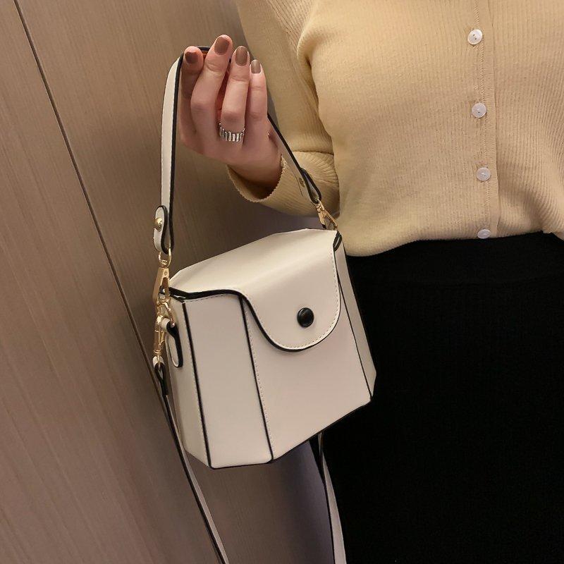 

Mini Designer PU Leather Crossbody Bag 2021 Women's Small Handbags and Purses Trending Square Shoulder Cross Body Bag, Black