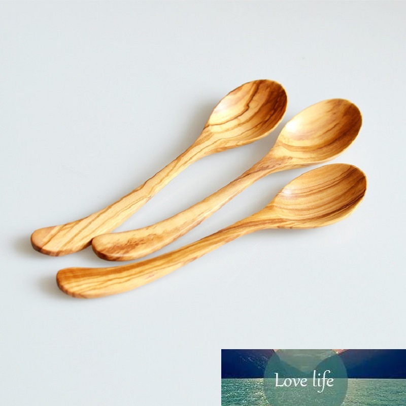 

Olive Wood Spoon 5-Pack Long Handle High End Wooden Spoons for Kithchen Tools