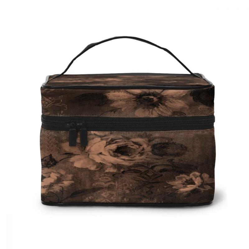 

High Capacity Makeup Bag Travel Cosmetic Bag Rose Beauty, One color