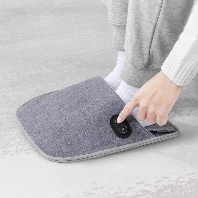 

Vibration Foot Massage Hot Therapy Heated Foot Warmer SPA Electric Massaging Pad