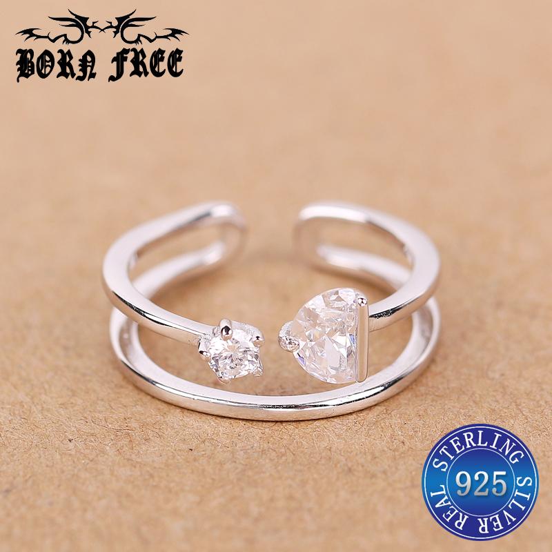 

silver ring long bague femme aneis anillo anel feminino joyas mujer bijoux en argent 925 rings for women jewellery ringen set