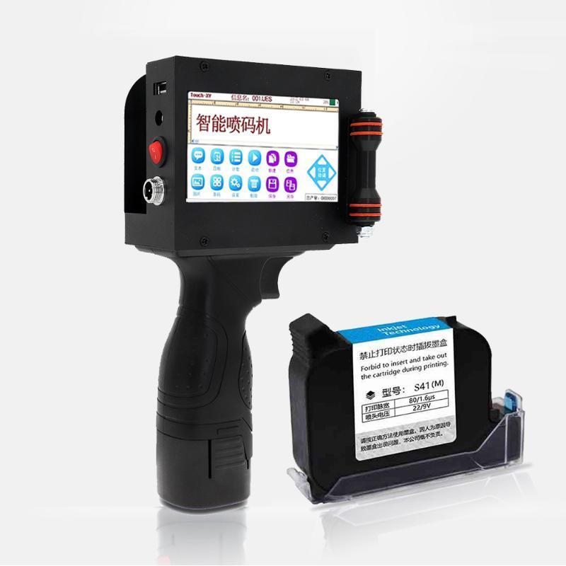 

Portable Label Printers Handheld Bar Code Printers For Date, Time, Letter, QR Code, Image for Plastic, Metal, Carton, Wood, Wall1