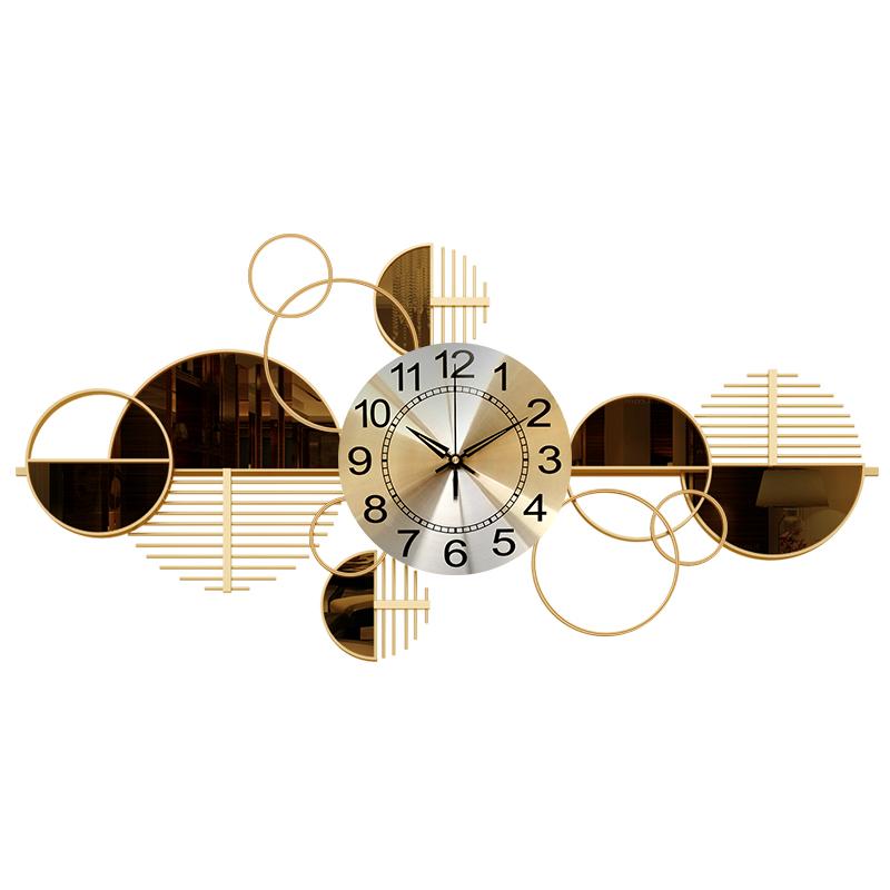 

Luxury Large Wall Clock Modern Simple Nordic Living Room Mute Creative Wall Clock Abstract Reloj Pared Grande Home Decor DA60WC