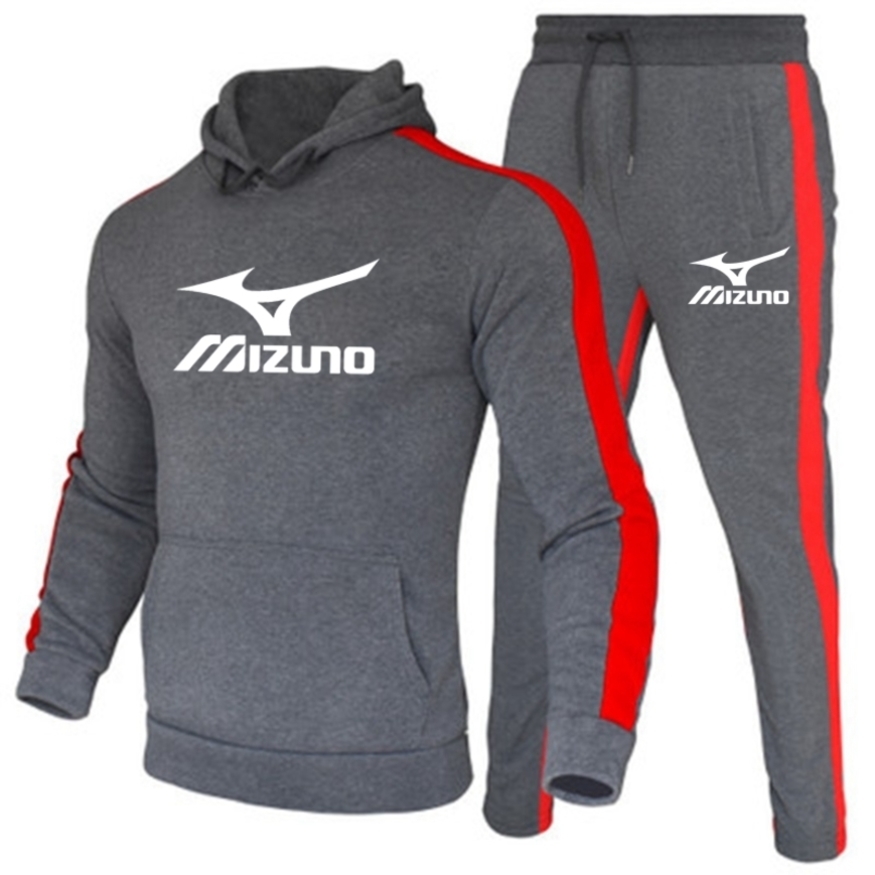 

Mizuno - men' sportswear, casual Hoodie and sweat, two-piece set, autumn, new in 2022, Color 1