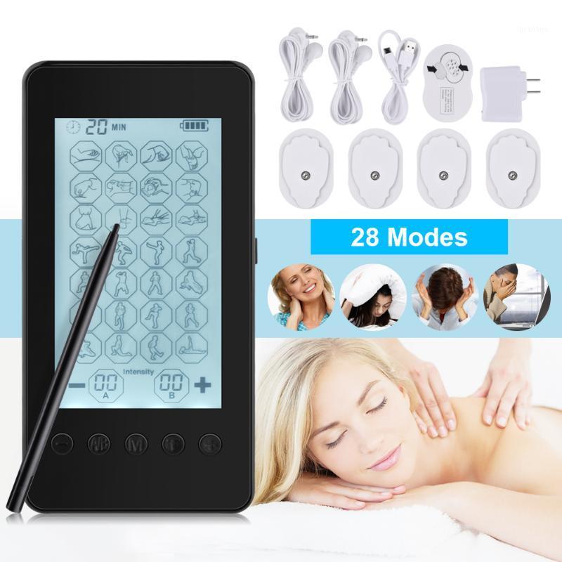 

24 Modes EMS&Tens Massager Electrical Muscle Therapy Stimulation Ten Unit Acupuncture Point Massage Touch Sensor For Health Care1