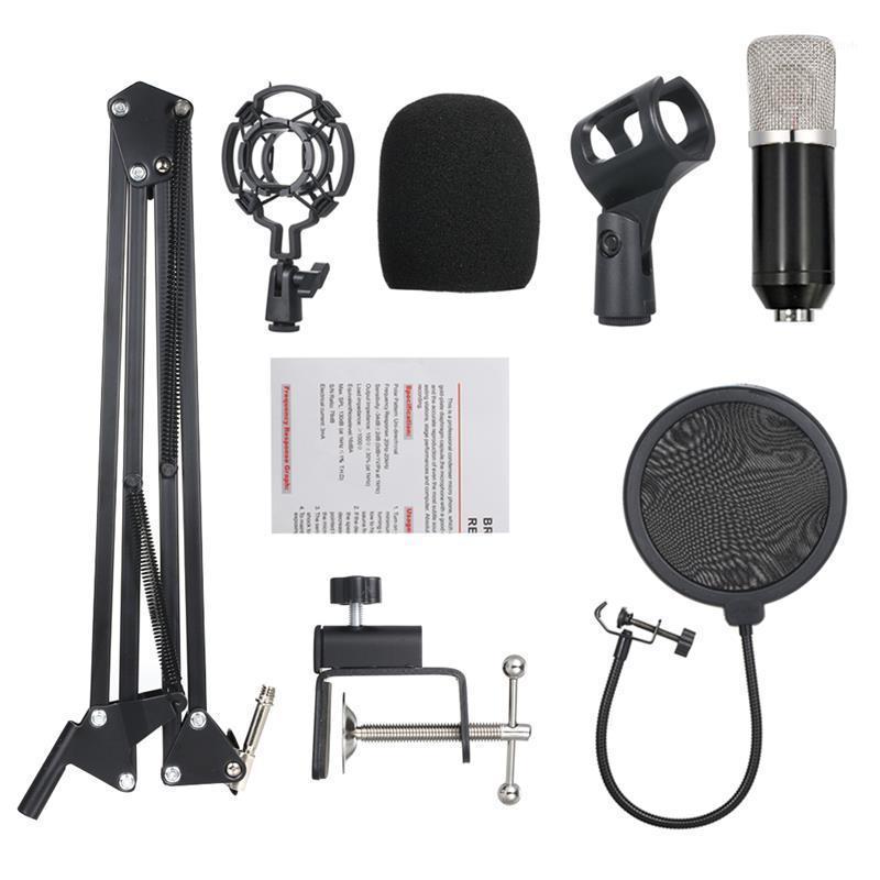 

Professional BM700 Condenser Microphone KTV Microphone Singing Stage Performances Kits For Recording Studios Computer1