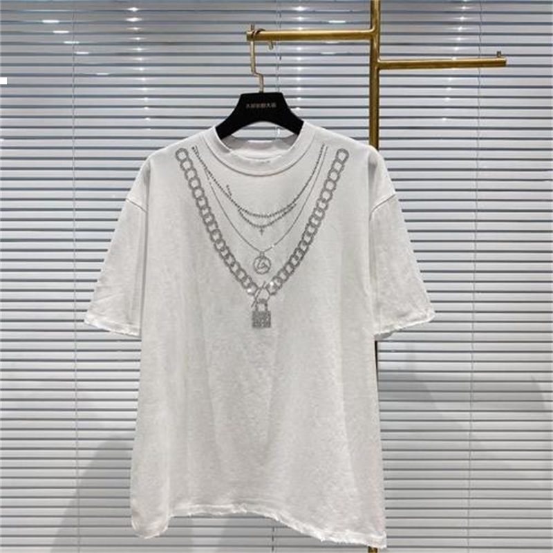 

New Oversized 2021 Diamen Cotton Shirt Will See Luxury Designer Woman 58HV, White