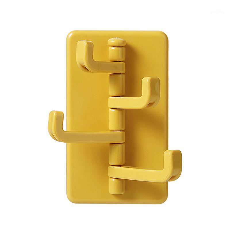 

Rotary Hook Multi-Purpose Rotatable 4-Link Hook Kitchen Bathroom Wall Rack Towel Rack No Punching and Trackless Sticking TB1