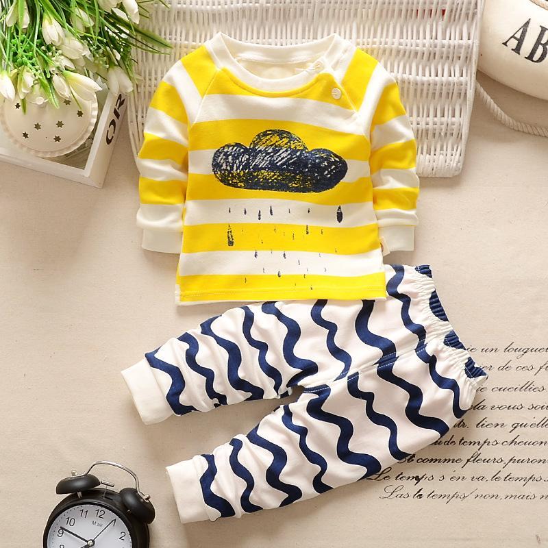 

Children's Shoulder Button Underwear Set Spring and Autumn Models Cotton Long-sleeved Two-piece Boy and Girl Toddler Clothing1, Photo 1