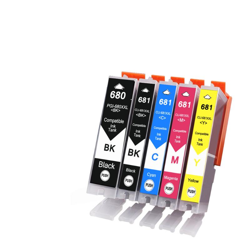 

PGI-680XXL CLI-681XXL Ink Cartridge PGI-680 CLI-681 Compatible for Canon PIXMA TR7560/TR8560/TS6160/TS8160/TS9160