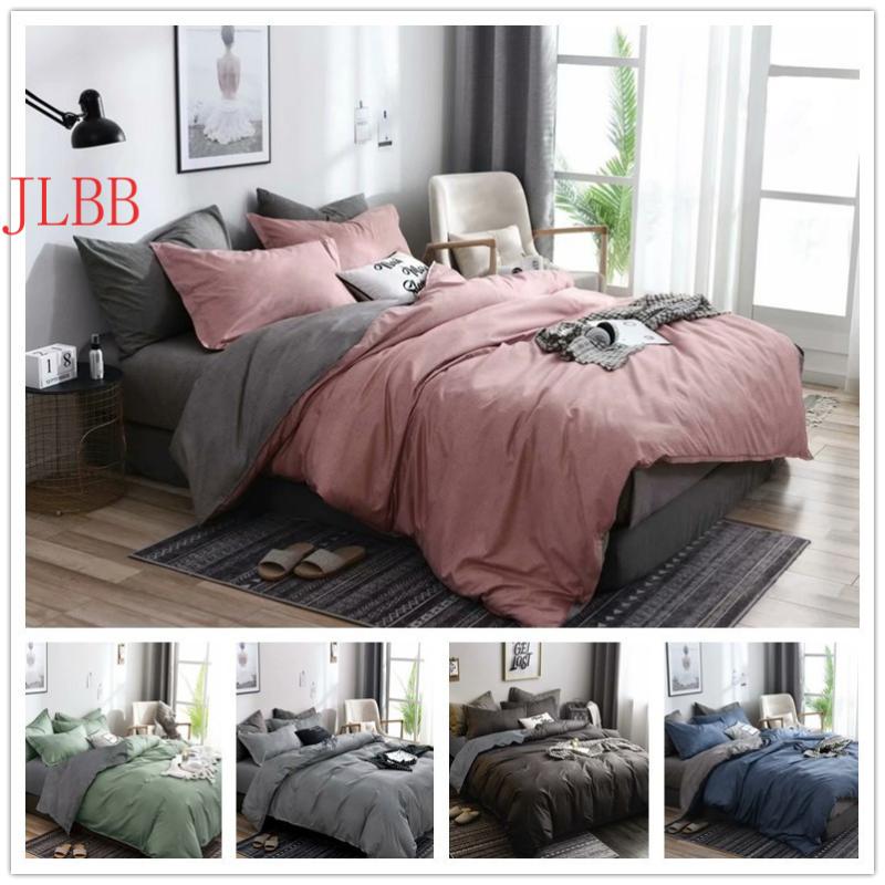 

US AU duvet cover set 2/3PCS bed linen keke blue microfiber green pink bedcloth drop shipping wholesale hotel bedding set solid, Xialuoke