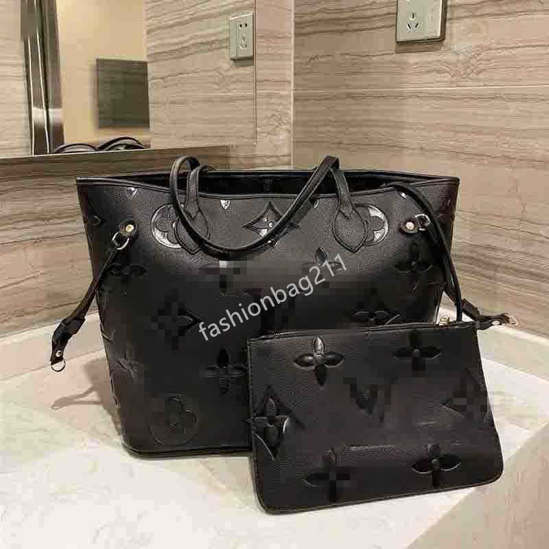 

Handbags Designer bag Fashion Bagss 2-piece set Purse Totes Large Capacity Ladies Simple Shopping Shoulder Bags Totes GG's LOUIS'S VUTTON'S LVs YSLs, Dust bag