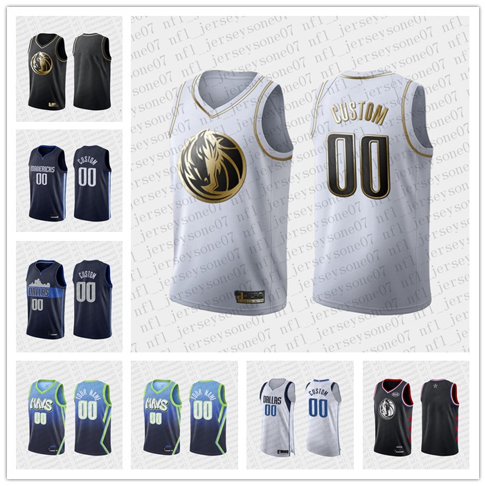 

Custom Men's womens youth dallas Mavericks blue white black Throwback Basketball Jersey
