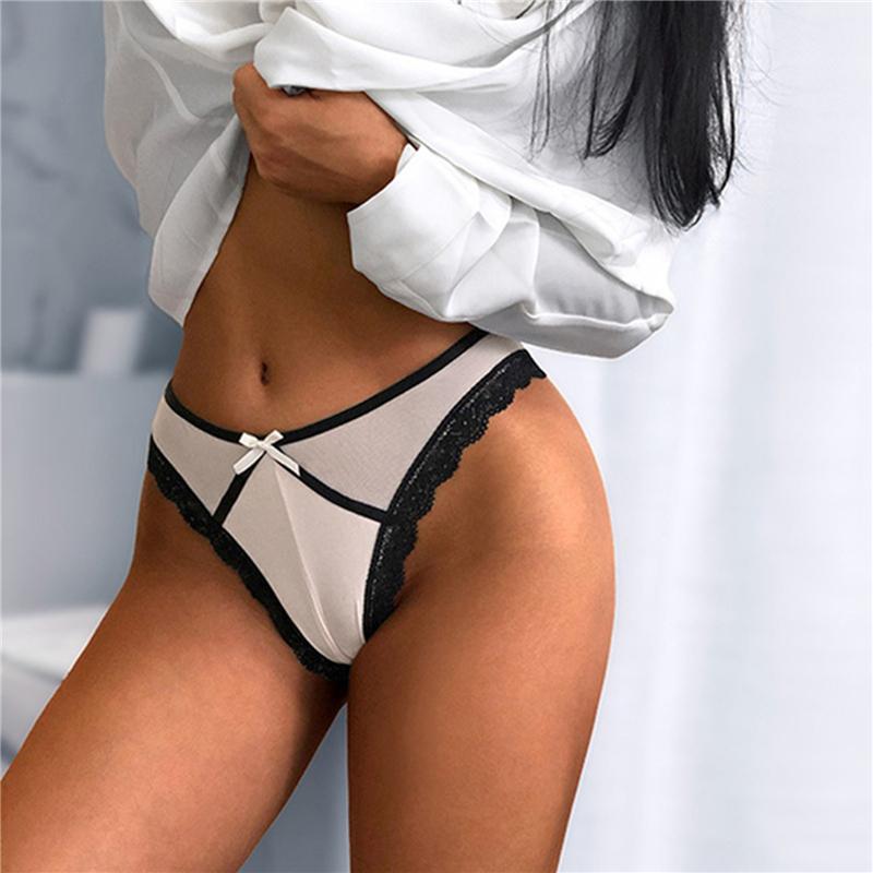 

Panties For Woman Underwear Sexy Lace Breathable Soft Lingerie Female Briefs Panty Sexy Transparent Women's Underpants Underwear, Purple