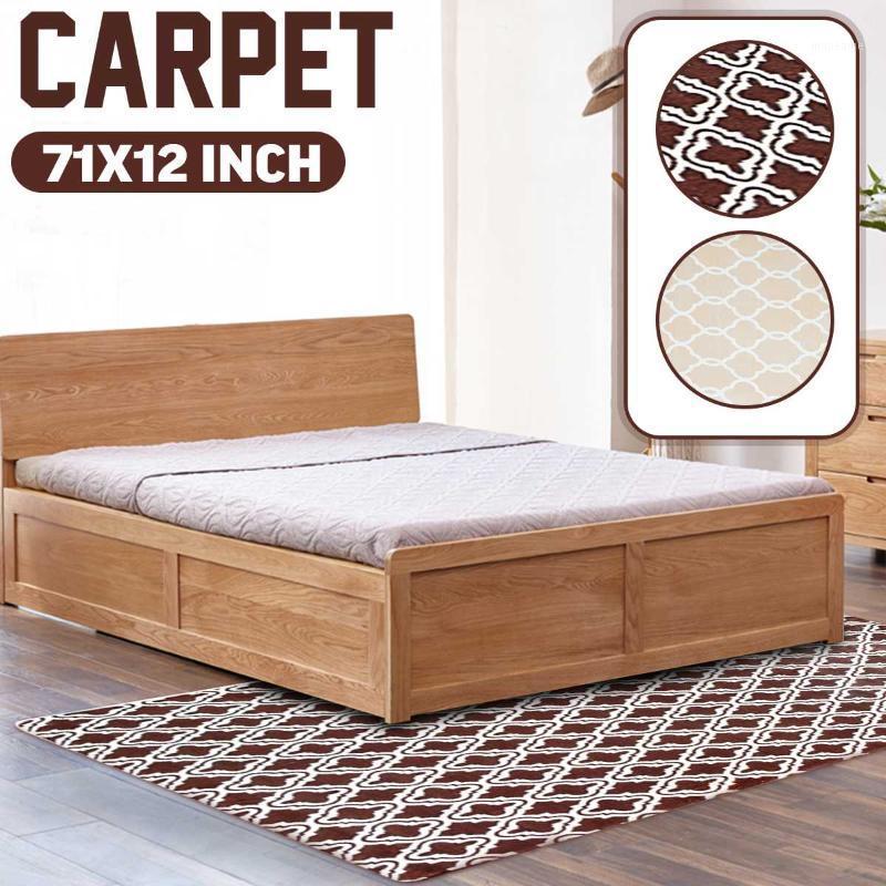 

60X180cm Antiskid Soft Lantern Pattern Carpet Modern Living Room Rug Bedroom Floor Mat Flannel Carpet Home Bedroom Decorate1, Coffee