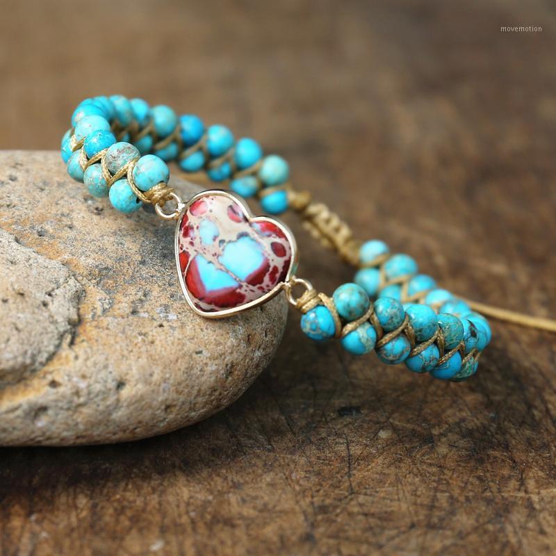 

Handmade Jewelry Heart Shape Charm Bracelets Women Bohemia Yoga String Braided Bracelets Lover Wrap Bracelet Dropship1