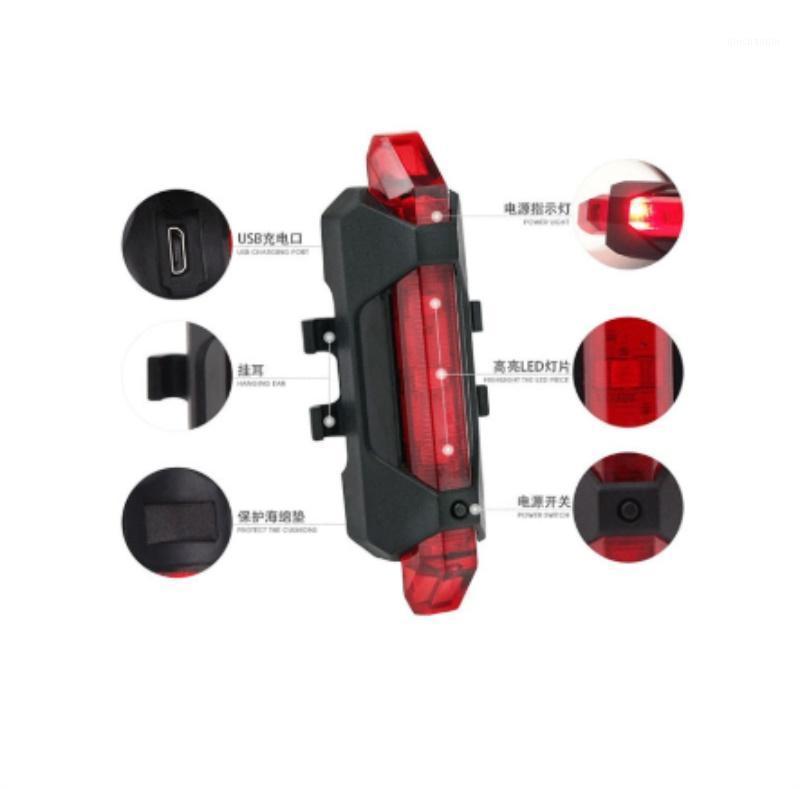 

Bike Bicycle light Rechargeable LED Taillight USB Rear Tail Safety Warning Cycling light Portable Flash Super / 200pcs1