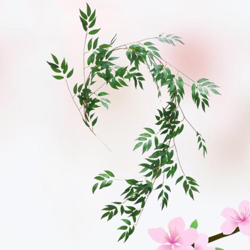 

1pc Simulation Rattan Willow Branch Shape Nontoxic 1.7M Backdrop Vines for Stage1, As shown